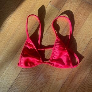 NWOT Los Angeles Apparel Red Bikini Top